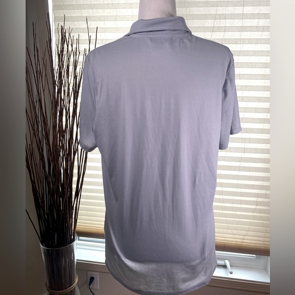 Tee Time Men’s Grey Collared Golf Shirt Small - Picture 2 of 6